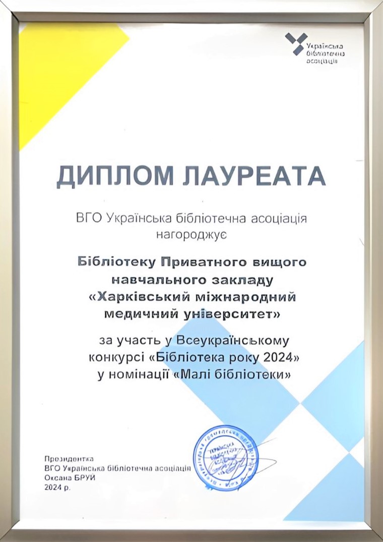Library of the Year 2024 Diploma